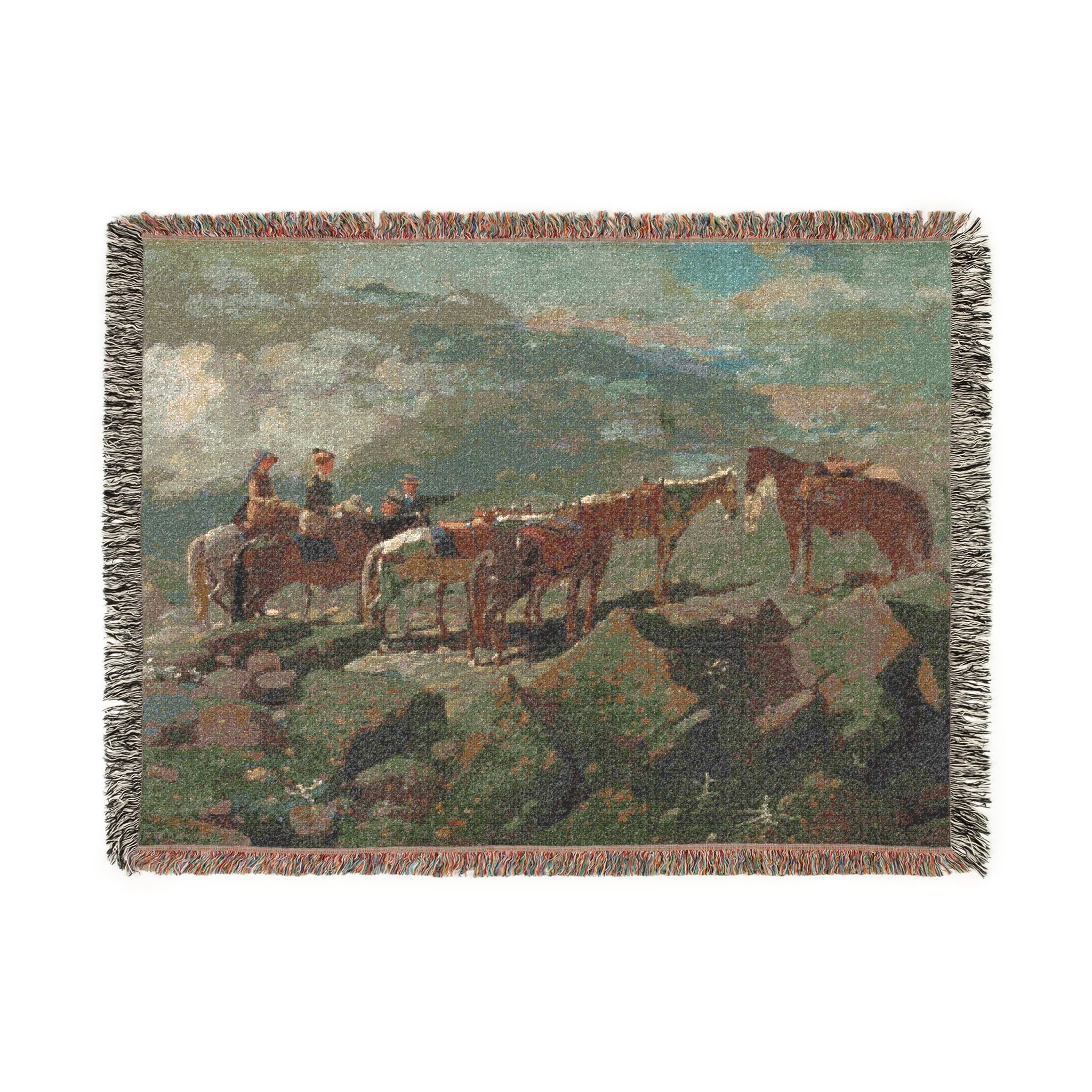Winslow Homer - Mount Washington | Woven Tapestry Blanket - Image 10