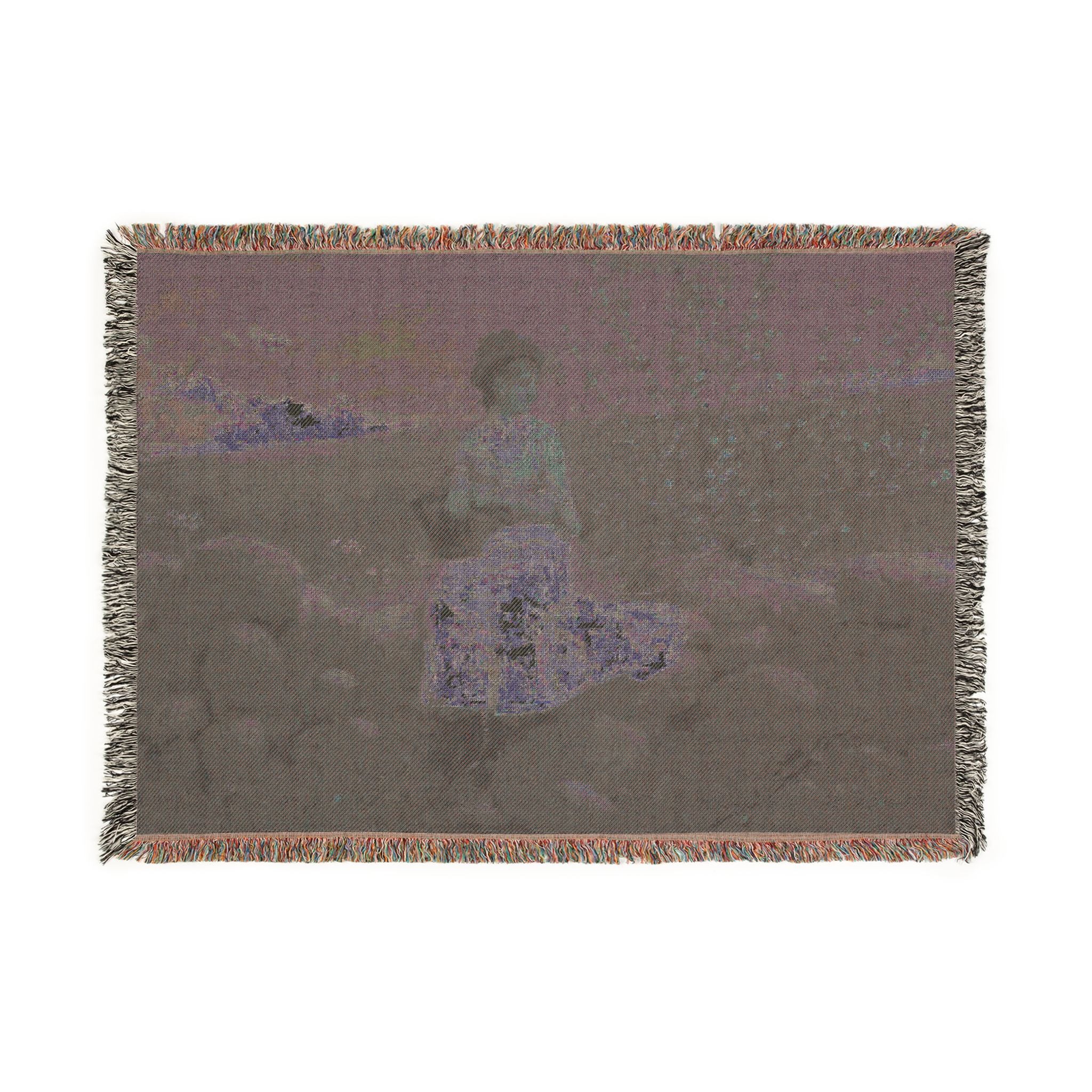 Winslow Homer - Peach Blossoms | Woven Tapestry Blanket - Image 4
