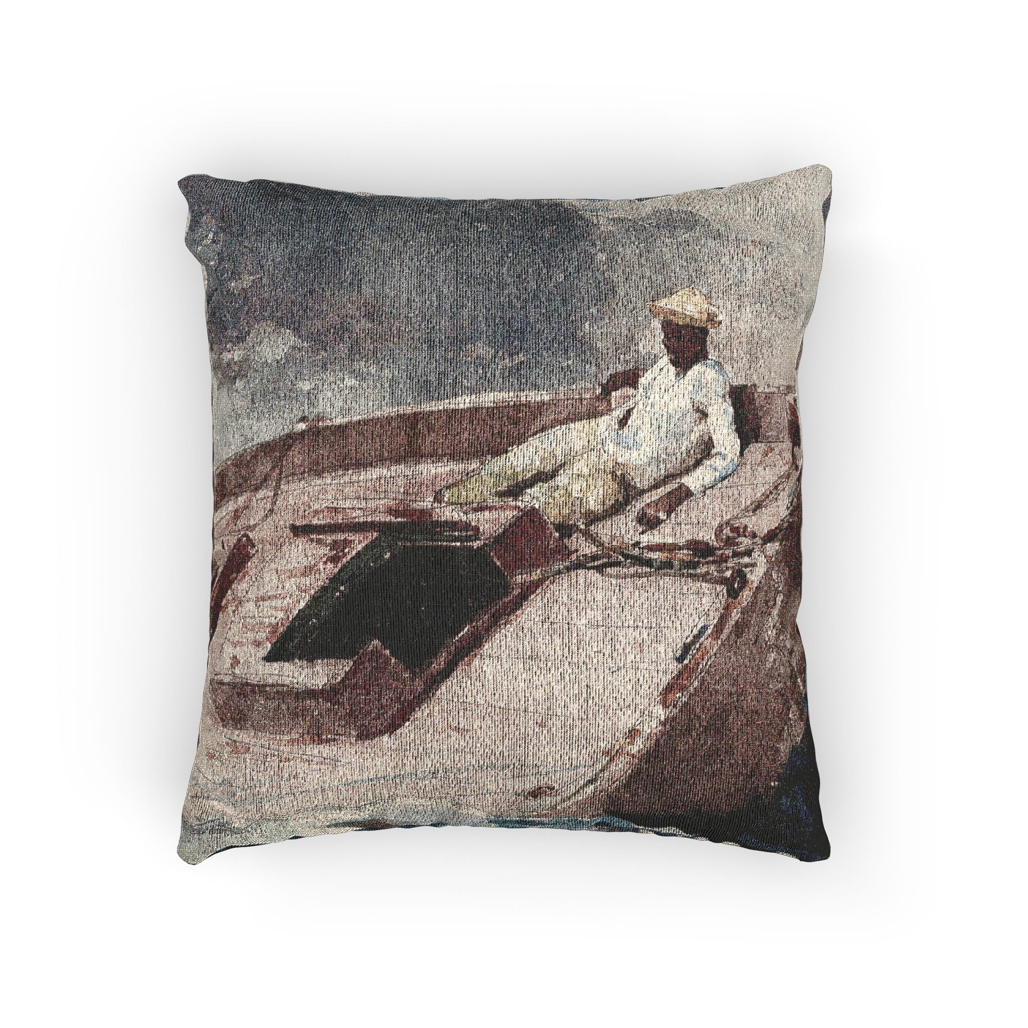 Winslow Homer - The Gulf Stream | Woven Pillow