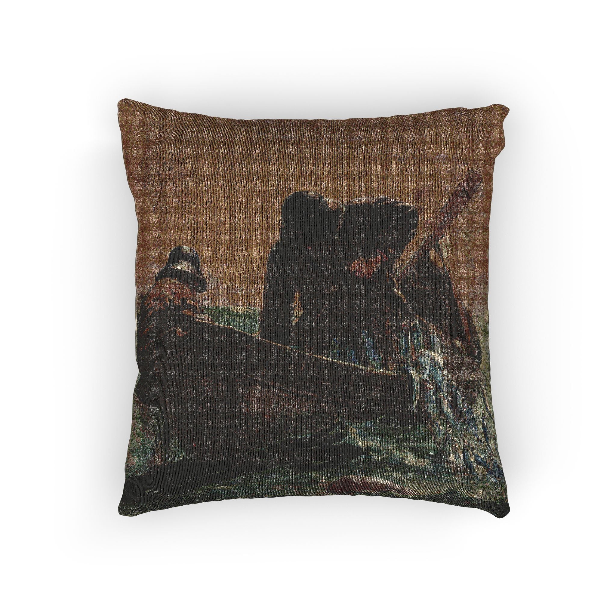 Winslow Homer - The Herring Net | Woven Pillow - Image 3