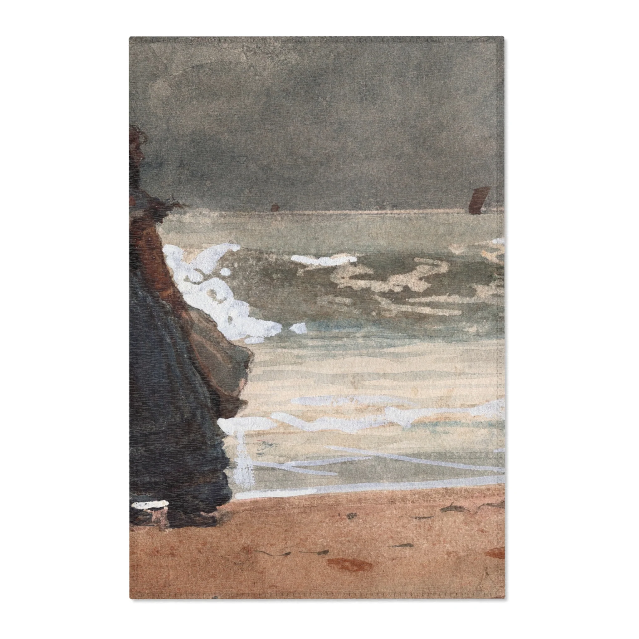 Winslow Homer - The Watcher, Tynemouth | Area Rug