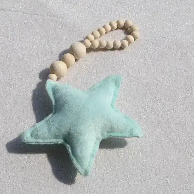 Wooden Bead Star Ornament - Image 5