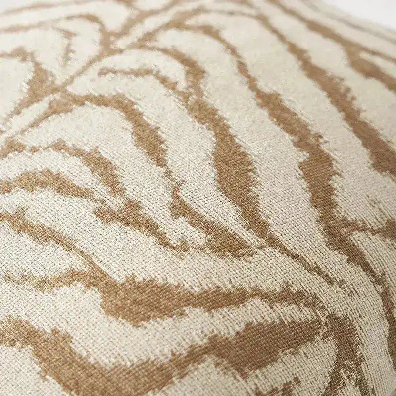 Zebra Print Jacquard Throw Pillow Cover - Image 5